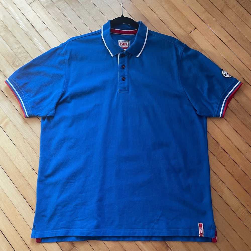 GILL MARINE Polo Shirt Sailing Yacht Fishing Nautical Vacation Resort Preppy